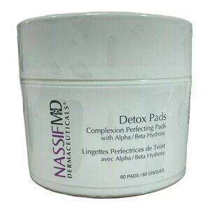 Nassif MD‎ Detox Pads Alpha/Beta Hydroxy 60 Count NEW Sealed In Packaging